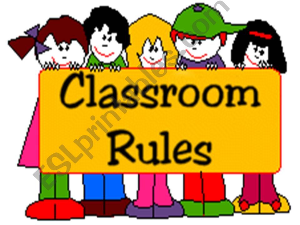 classroom rules for primary school