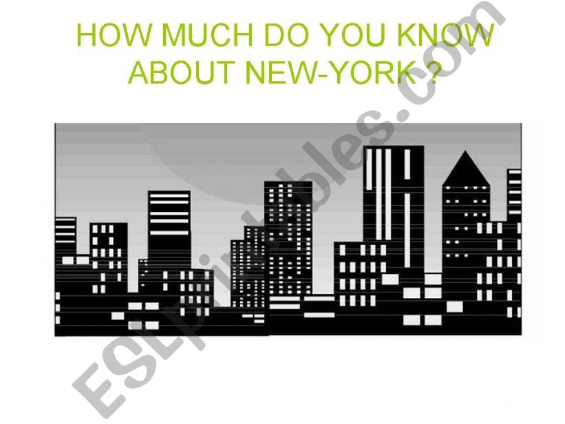 ppt about new york very complete: in 5 parts.