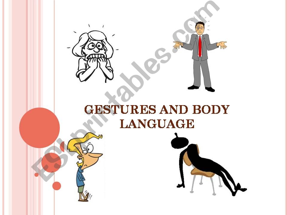 Gestures and body language powerpoint