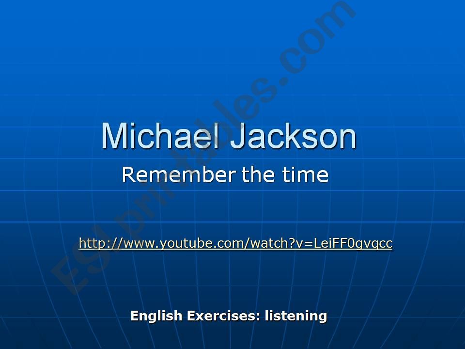Michael Jackson powerpoint powerpoint