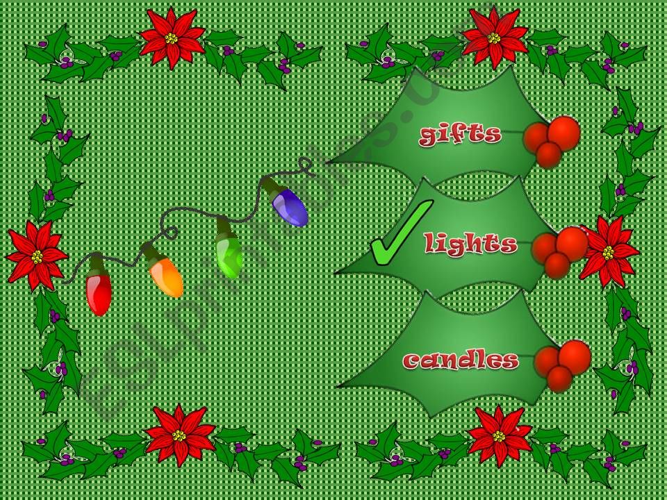 Christmas Vocabulary 5 powerpoint