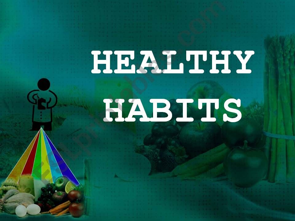 Rules for a healthy lifestyle powerpoint