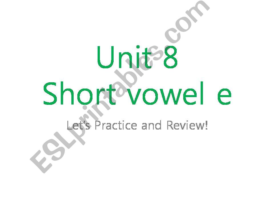 short vowel o powerpoint