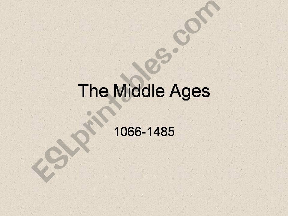 The norman conquest powerpoint