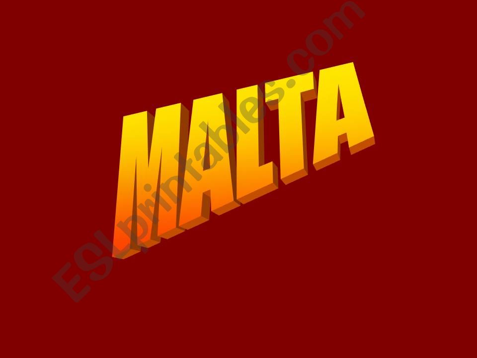 Malta powerpoint