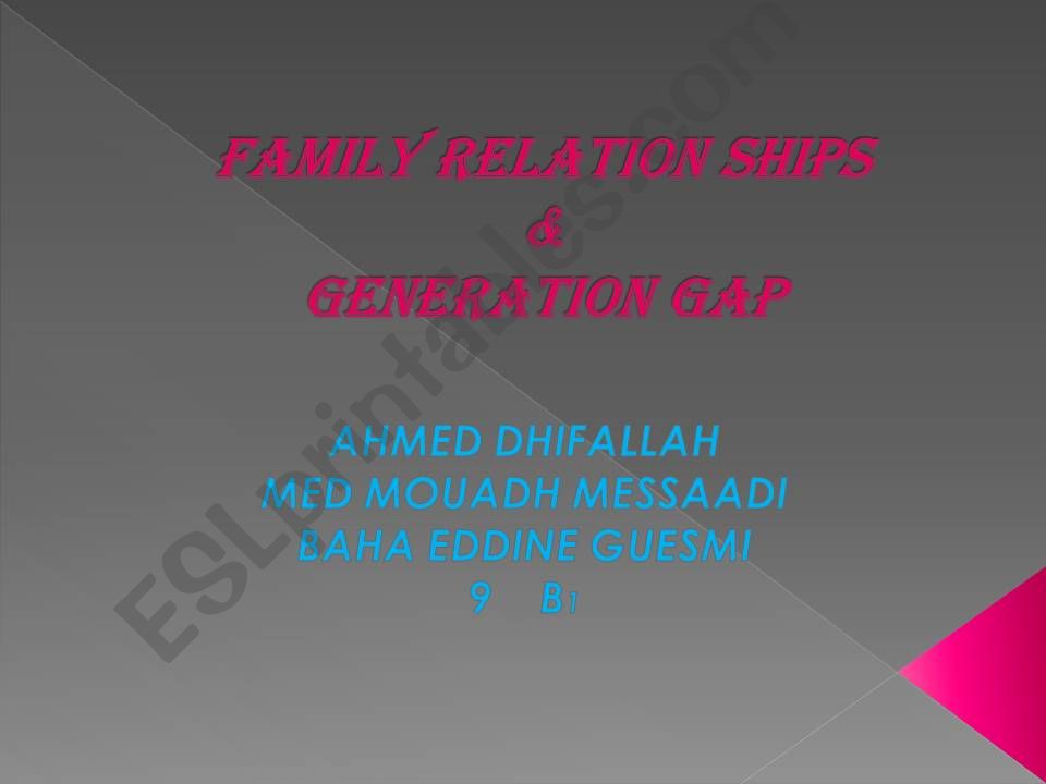 family life powerpoint