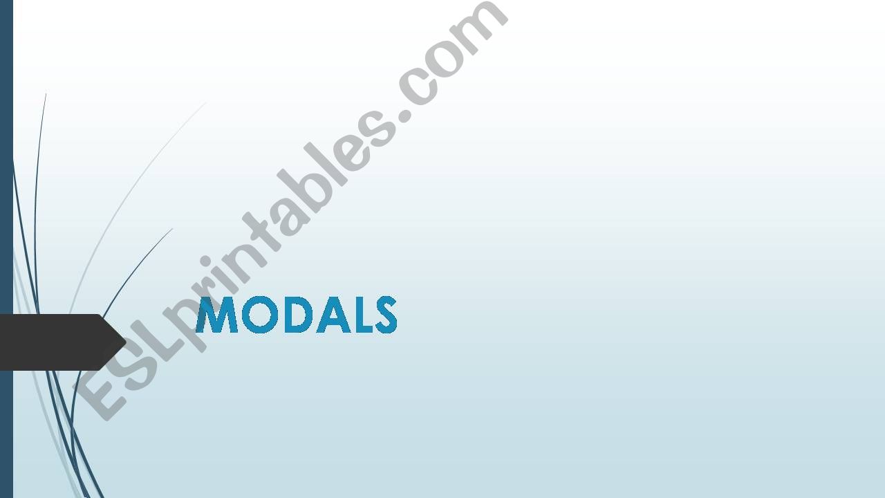 modals for upper intermediate grade