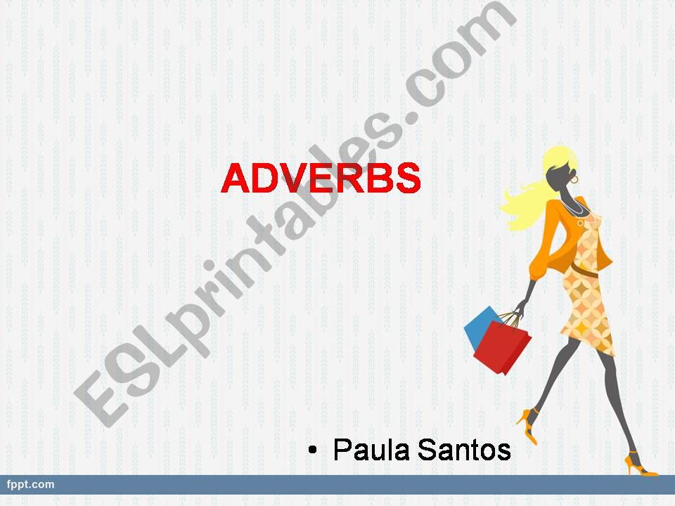 Adverbs powerpoint