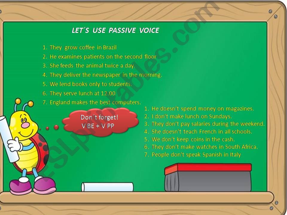 PASSIVE VOICE powerpoint