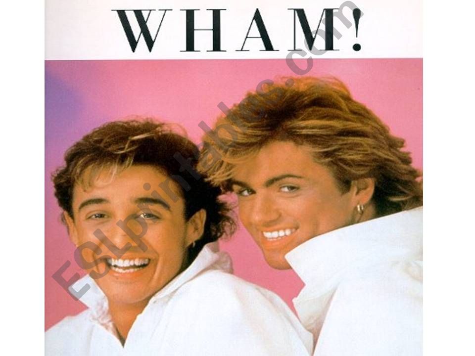 Last Christmas, Wham powerpoint