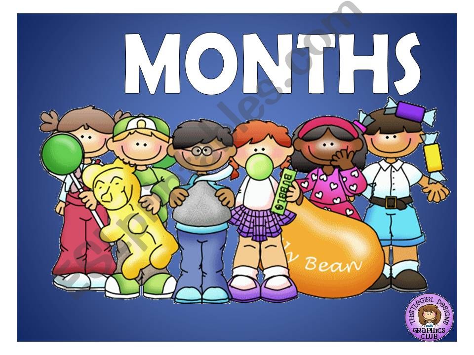 MONTHS - VOCABULARY PRESENTATION