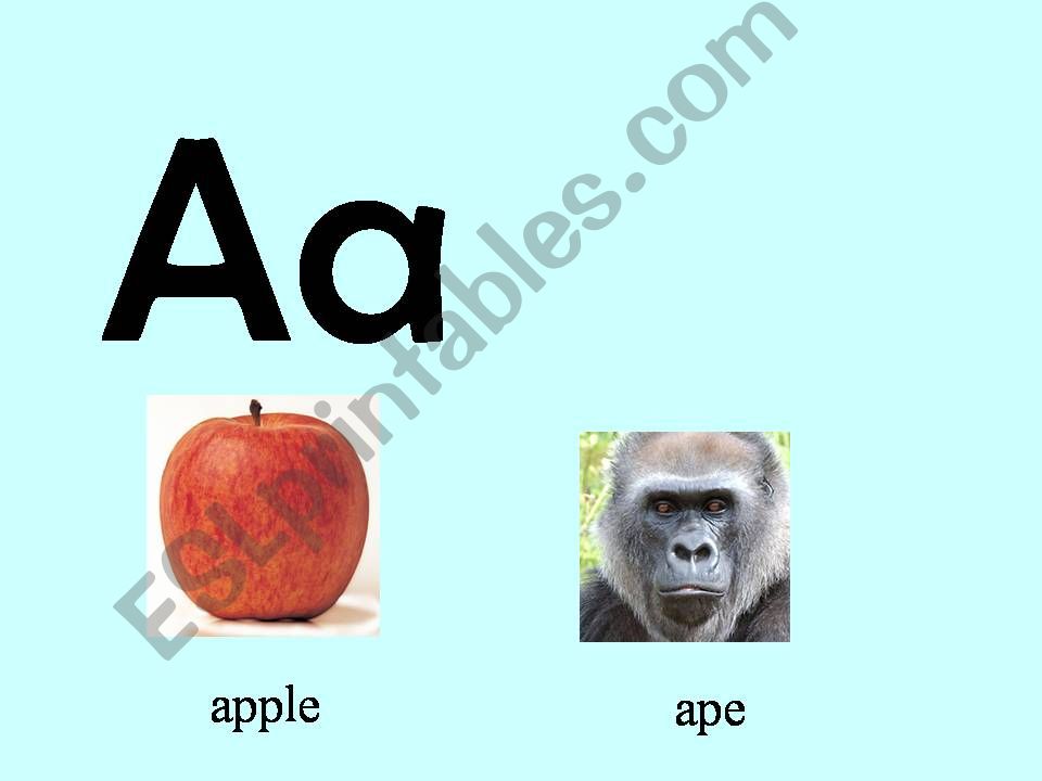 Alphabet powerpoint