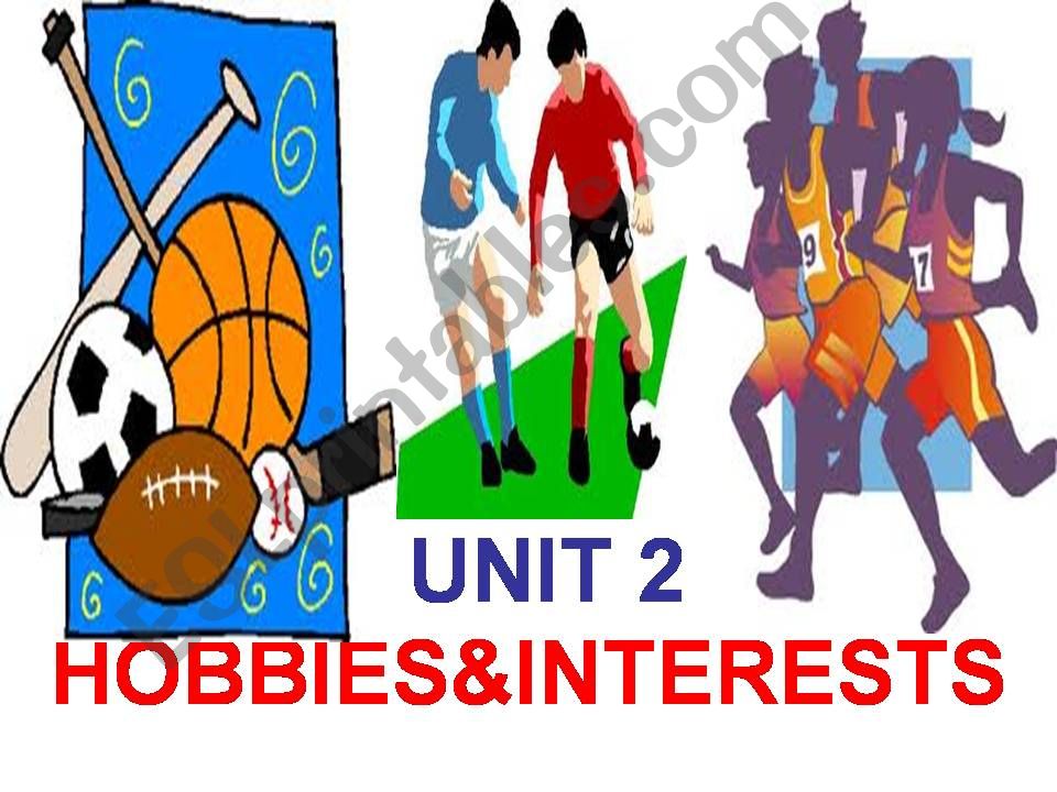 HOBBIES AND INTERESTS powerpoint