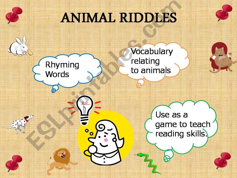 Animal Riddles powerpoint