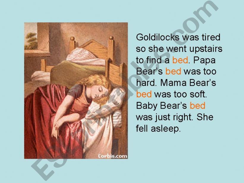 Goldilocks and the three Bears (2)