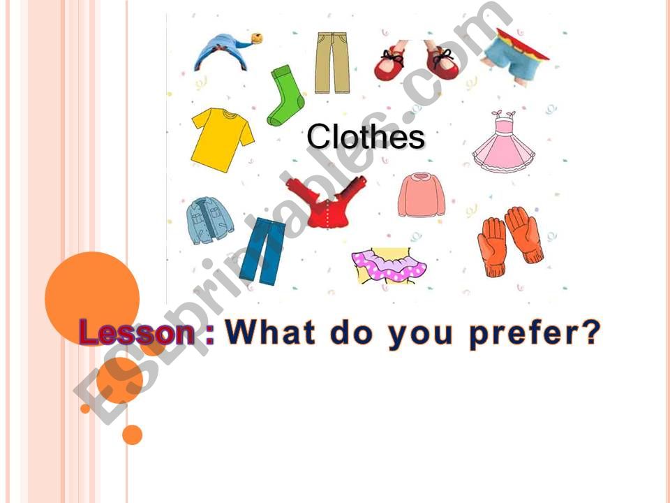 shopping for clothes powerpoint