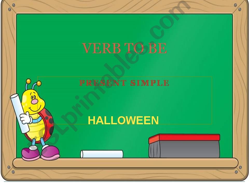 To be and halloween powerpoint