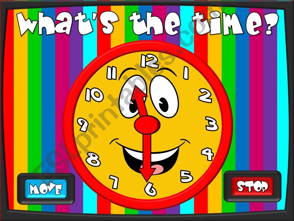 Whats the time? - game powerpoint