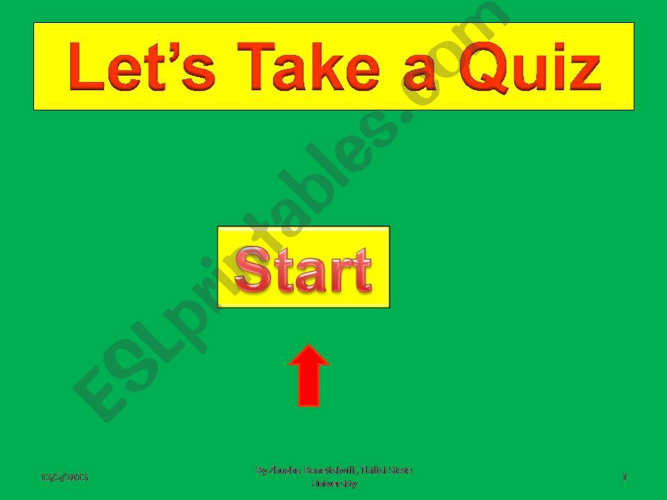 Animal Quiz powerpoint