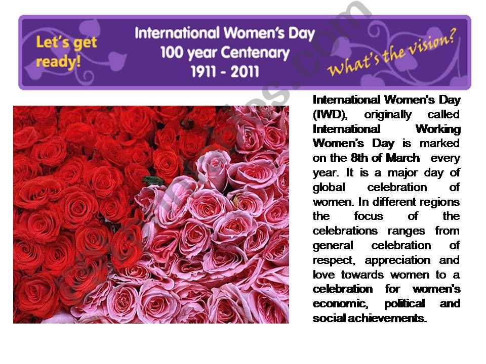 International womens day powerpoint