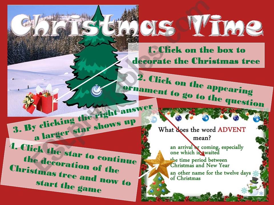 Christmas Time Quiz powerpoint