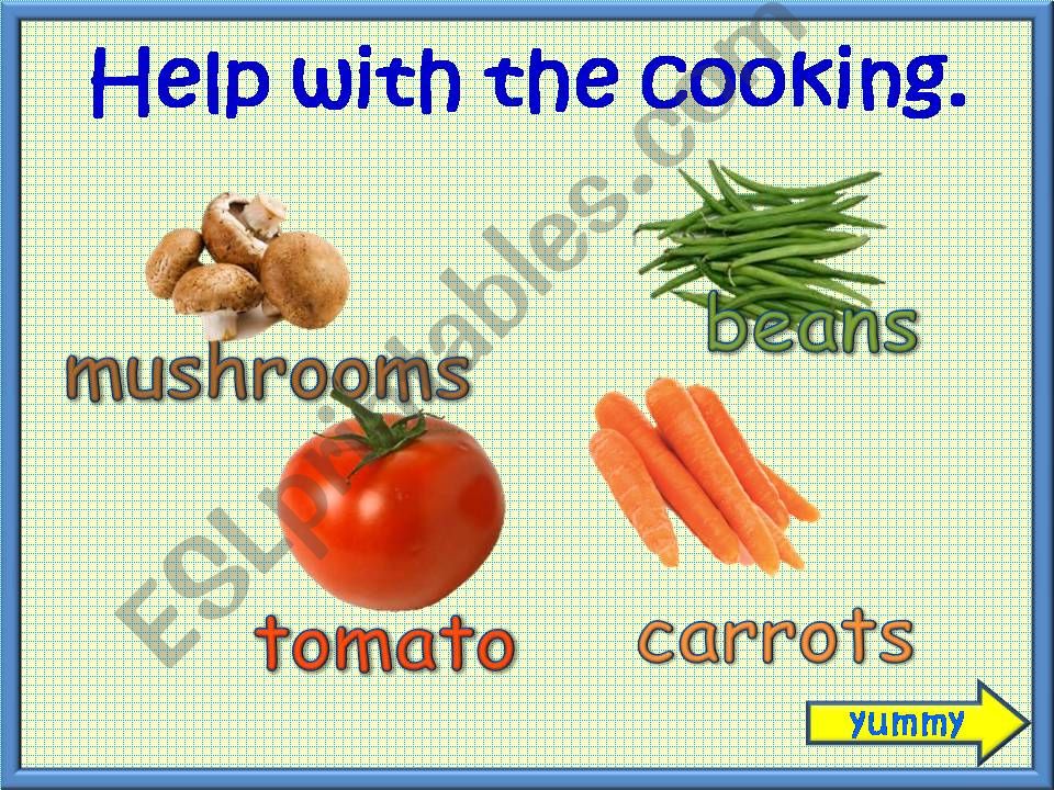Help With The Cooking powerpoint