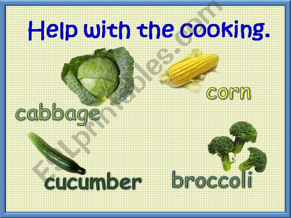 Help With The Cooking 3/3 powerpoint