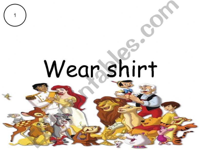 clothes game powerpoint