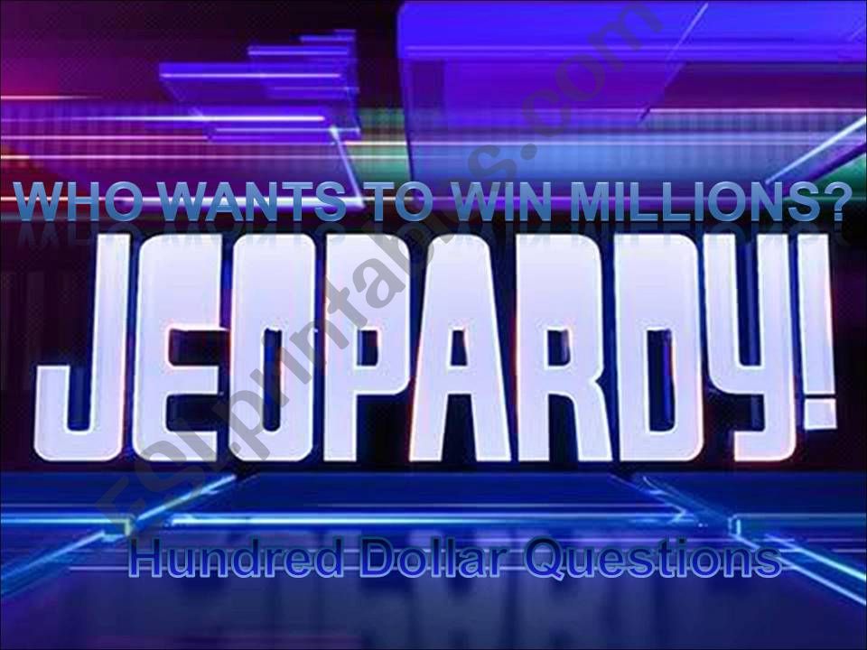 Superheroes Jeopardy (Part 1) powerpoint