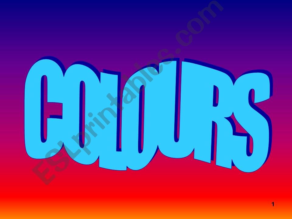 colours powerpoint