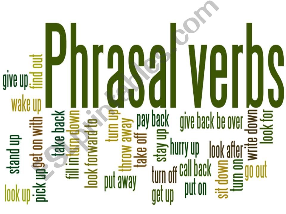 Phrasal Verbs powerpoint