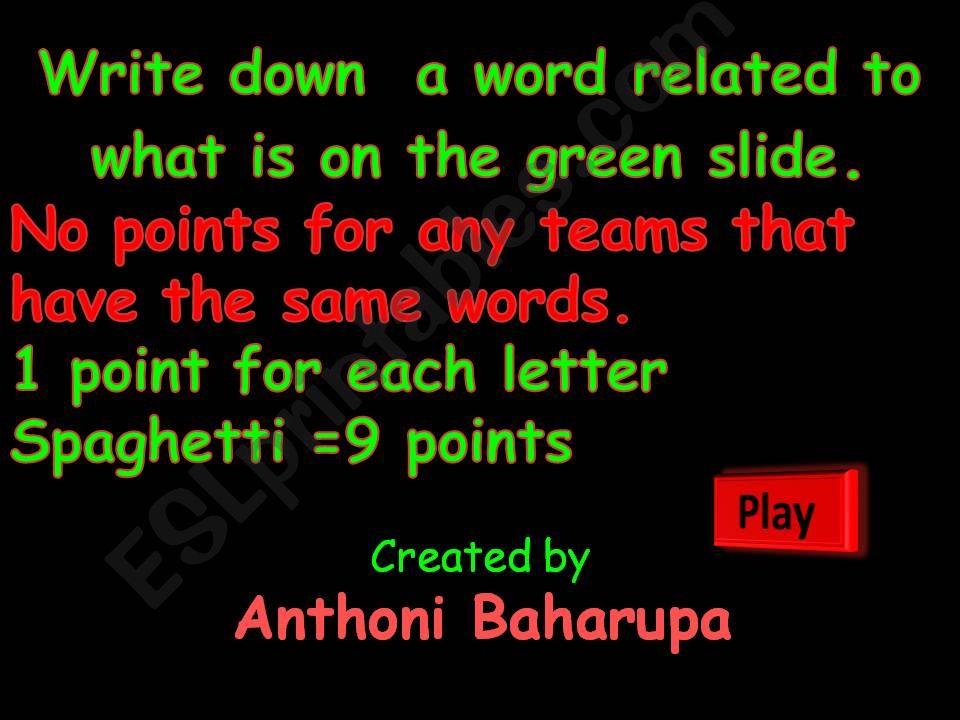 Categories powerpoint