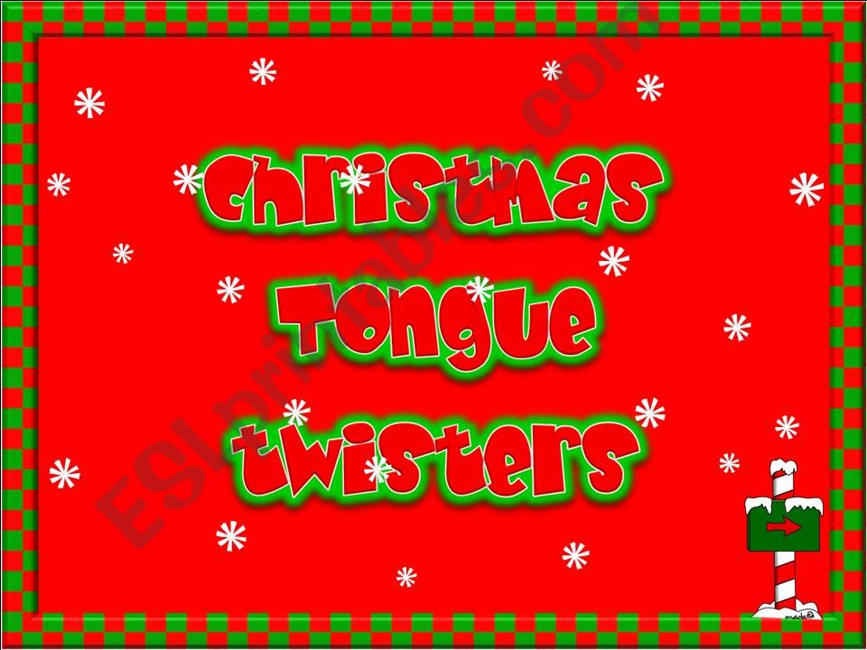 Christmas Tongue Twisters (1/3)