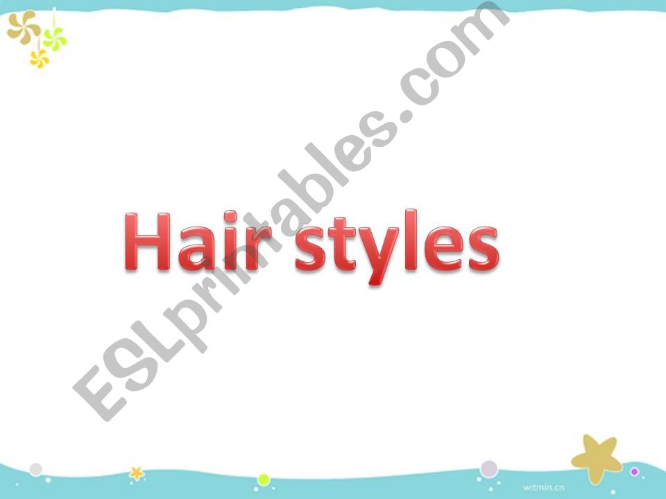 Hair styles powerpoint