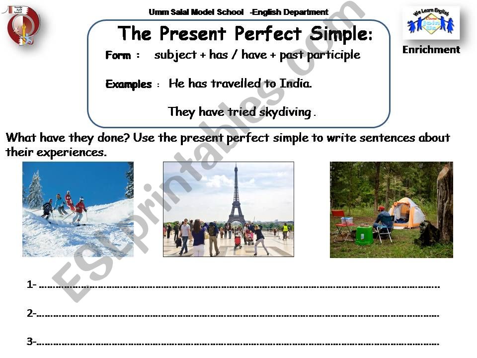 Present Perfect powerpoint