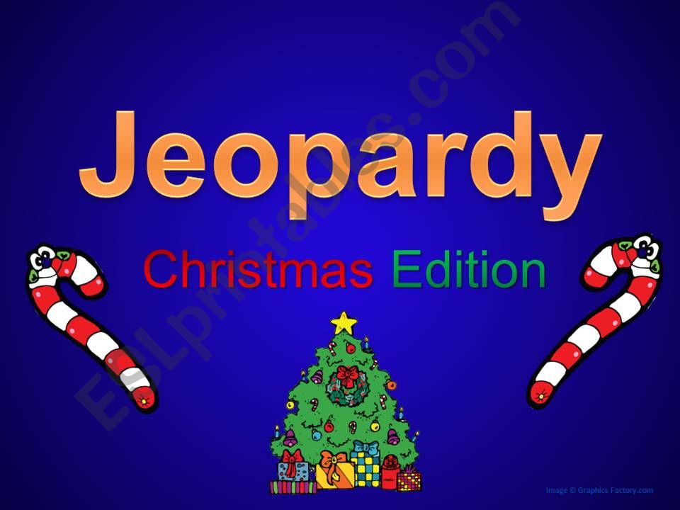 Christmas Jeopardy - Round 2 and Final Round
