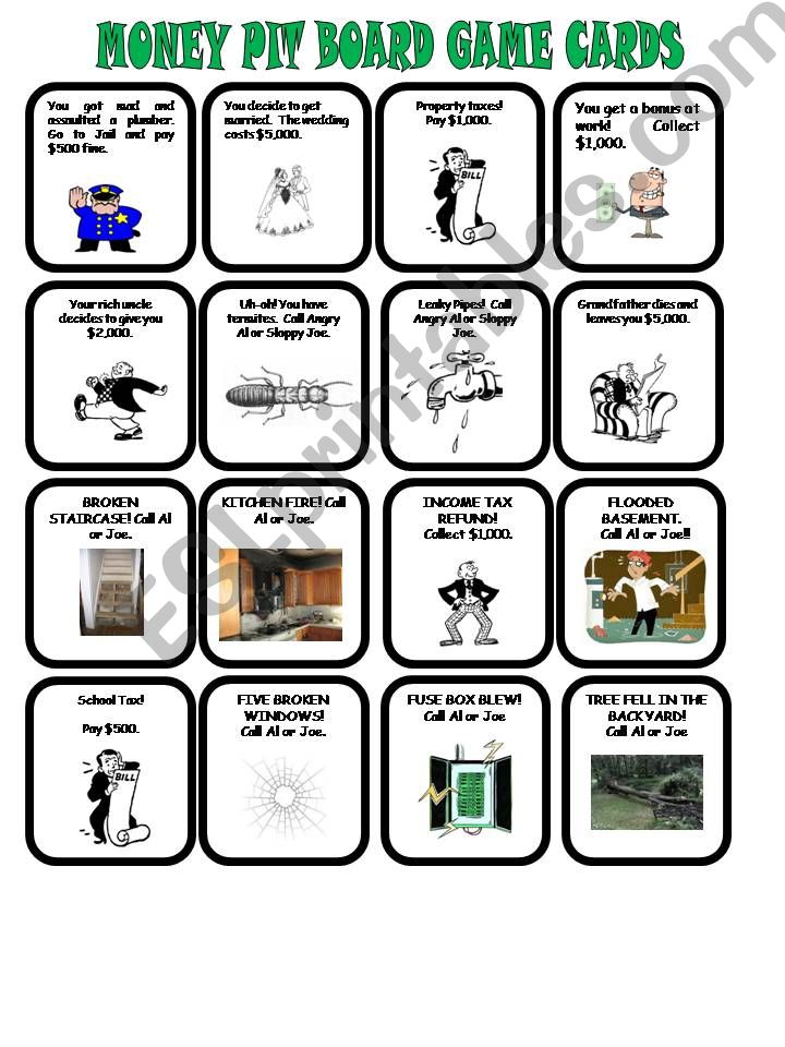 Money Pit Board Game 3/3 powerpoint