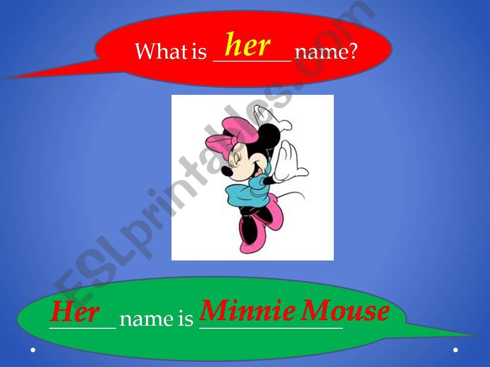 What is his/her name? powerpoint