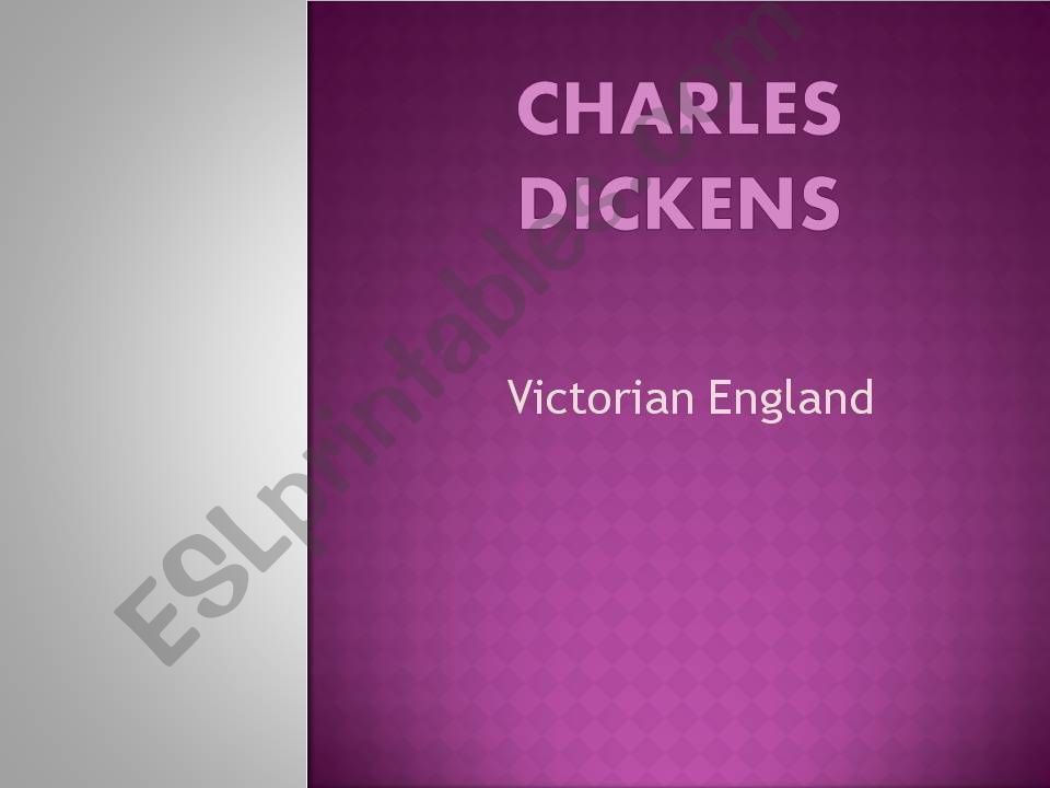 Charles Dickens powerpoint