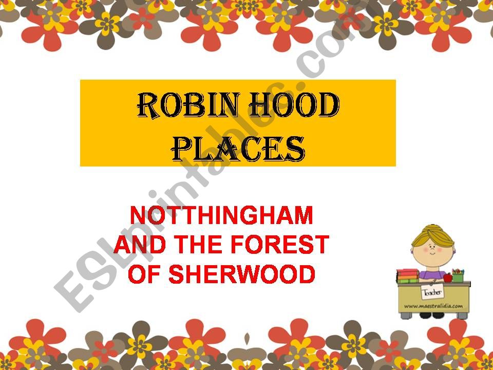 rOBIN hOOD PLACES powerpoint