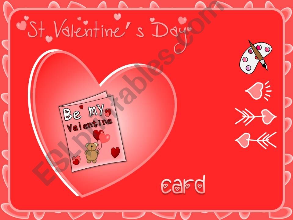 St Valentines Day vocabulary (1/3) *with sound*