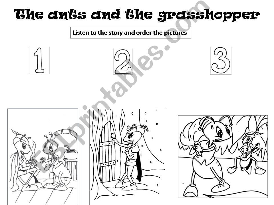 the ants and the grasshopper 3/4