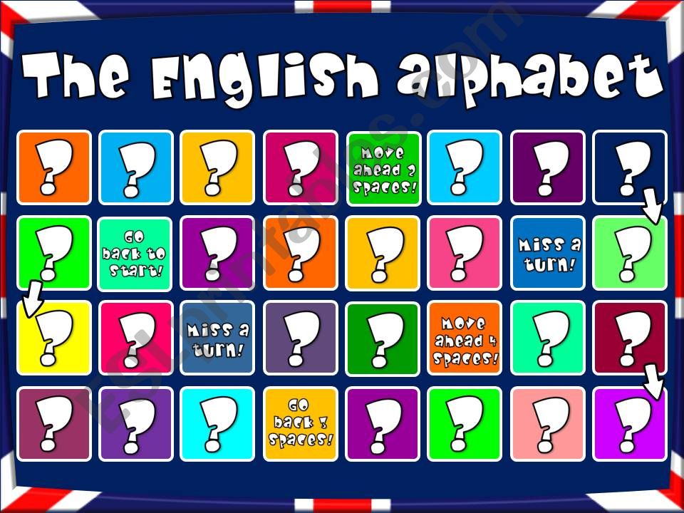 The English Alphabet - quiz (1/6)