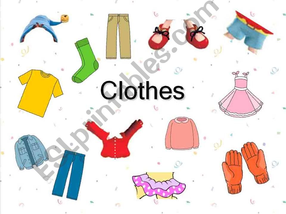 Clothes! powerpoint