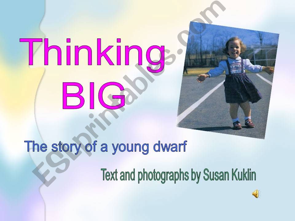 THINKING BIG powerpoint