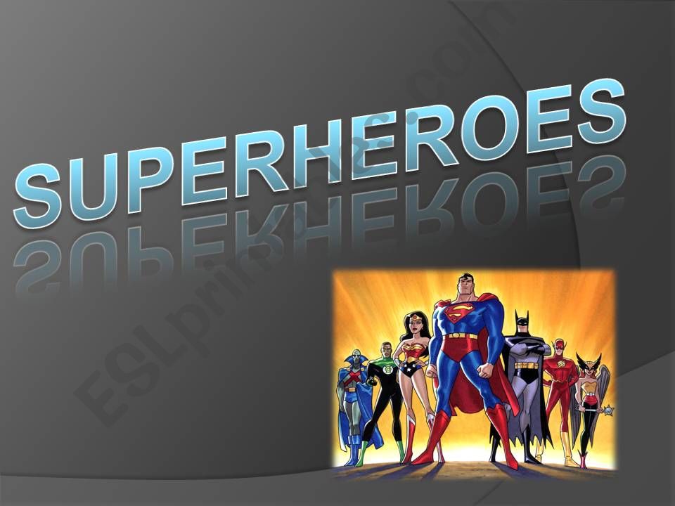 Superheroes Batman 1 powerpoint