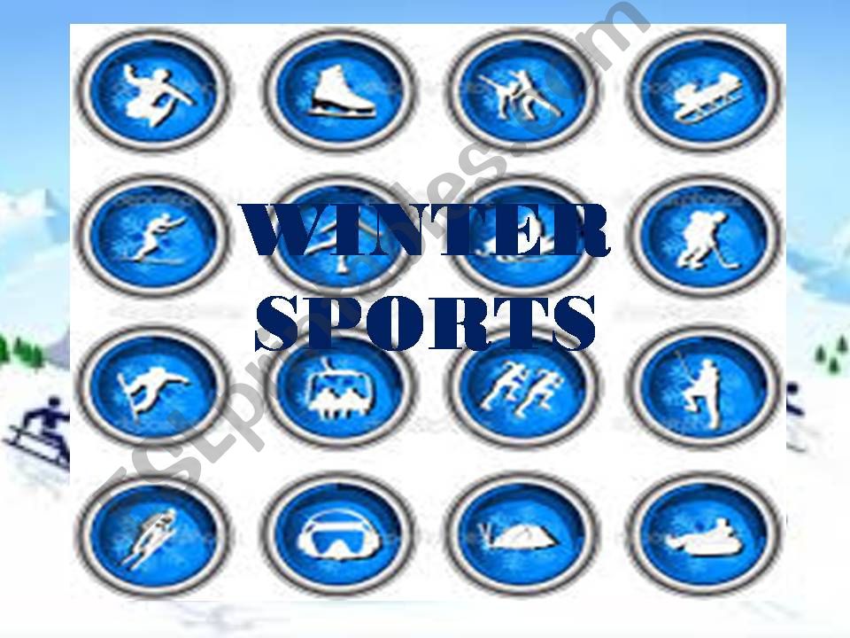 Winter sports powerpoint