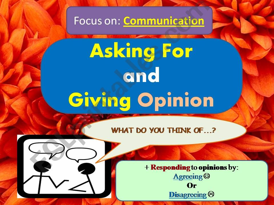 LANGUAGE FUNCTIONS: EXPRESSING OPINION + AGREEMENT & DISAGREEMENT