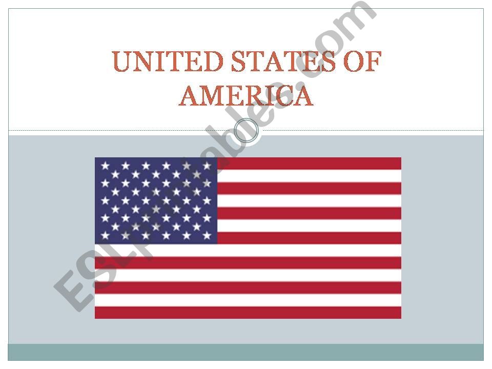 USA information powerpoint