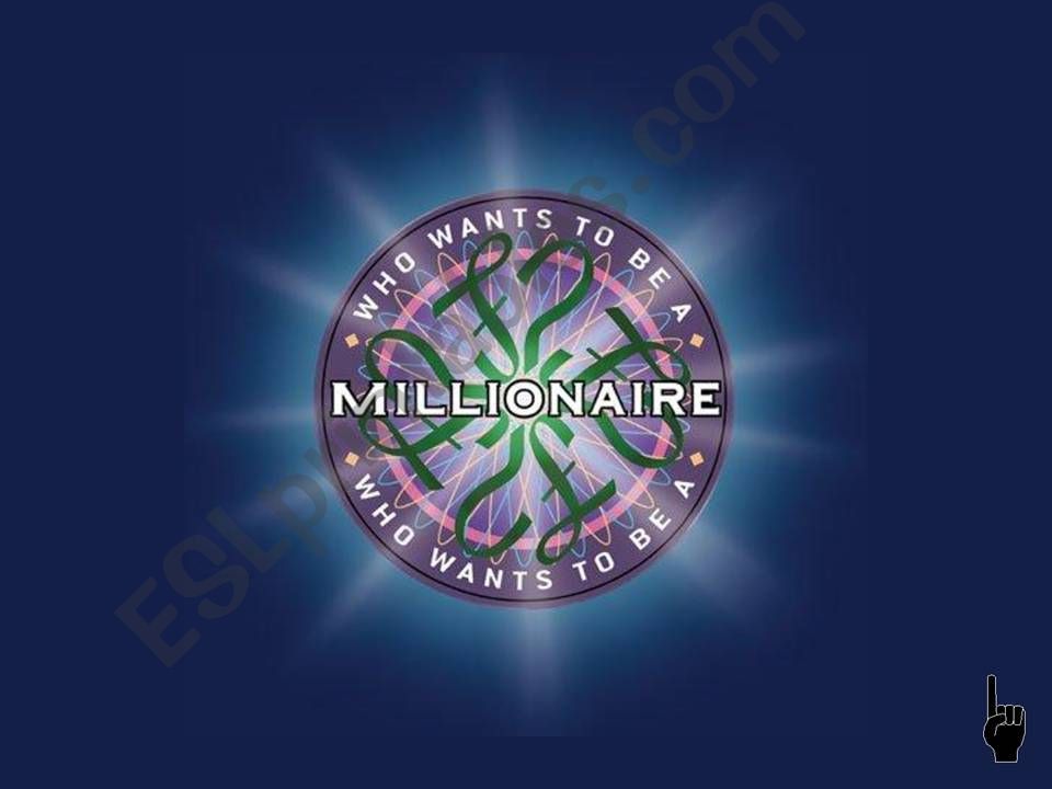 Get Phrasal Verbs - Who wants to be a Millionaire